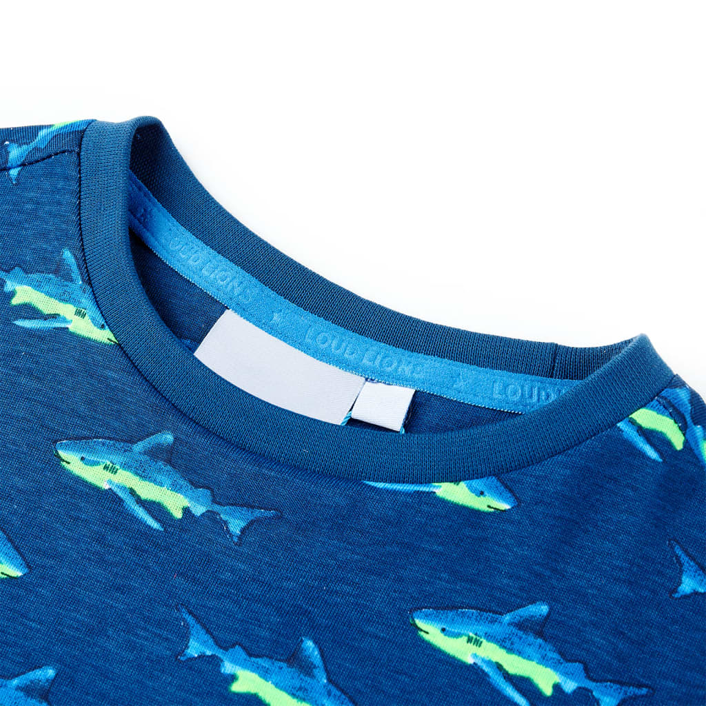 VidaXL Kindershirt 104 dunkelblau
