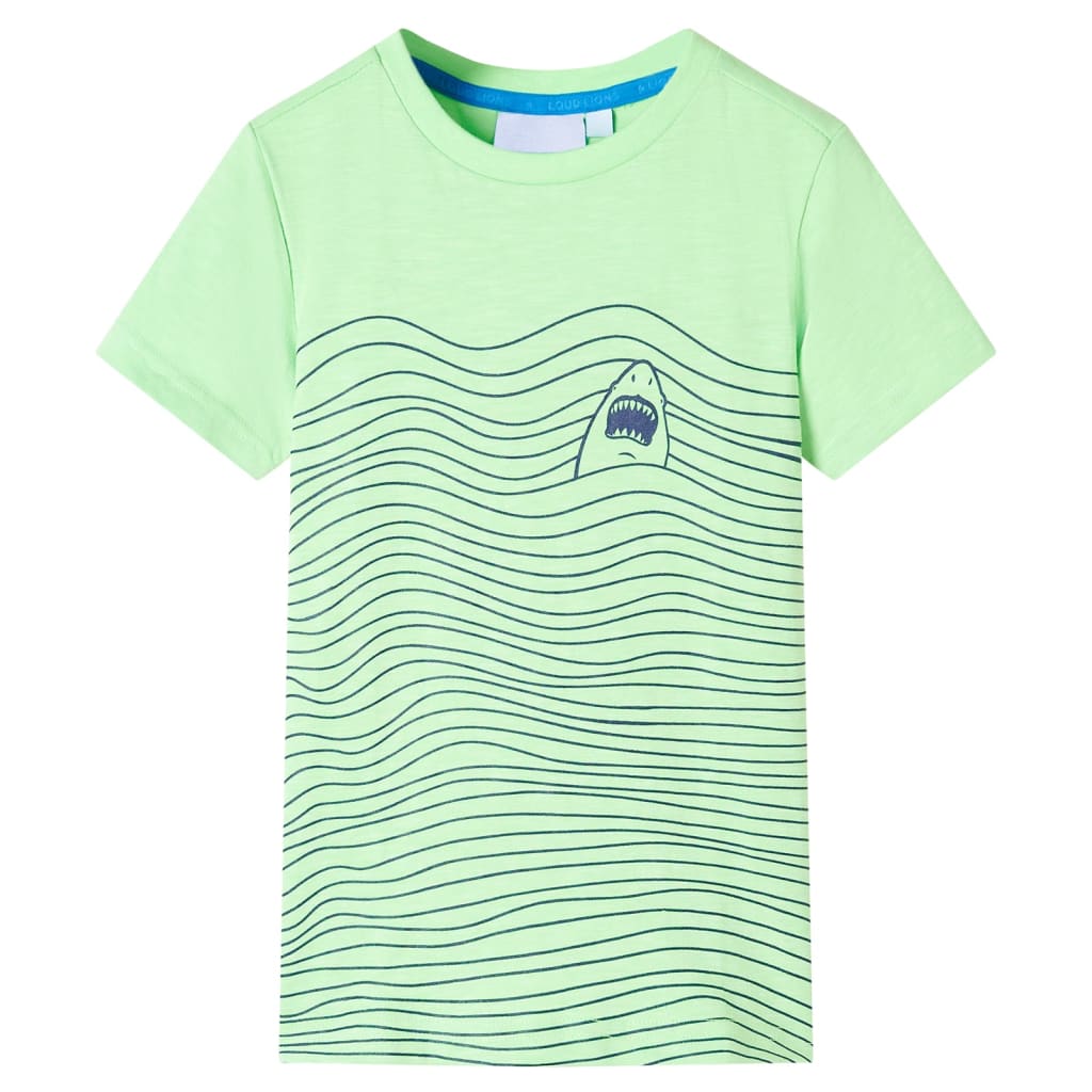 VidaXL Kindershirt 128 neongrün