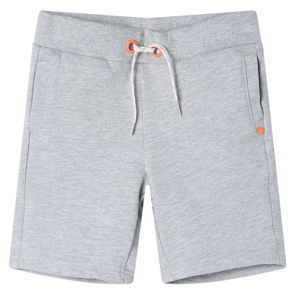 VidaXL Kindershorts mit Kordelzug 92 Grau