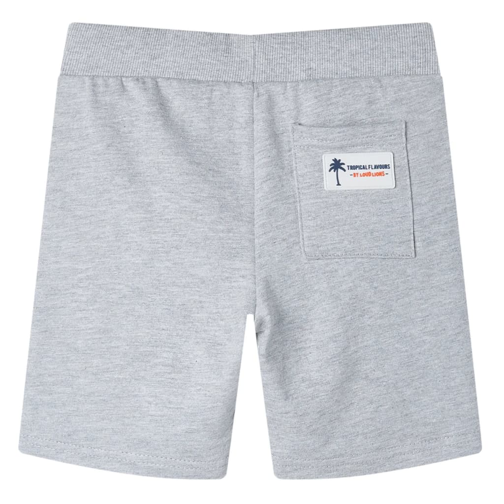 VidaXL Kindershorts mit Kordelzug 92 Grau