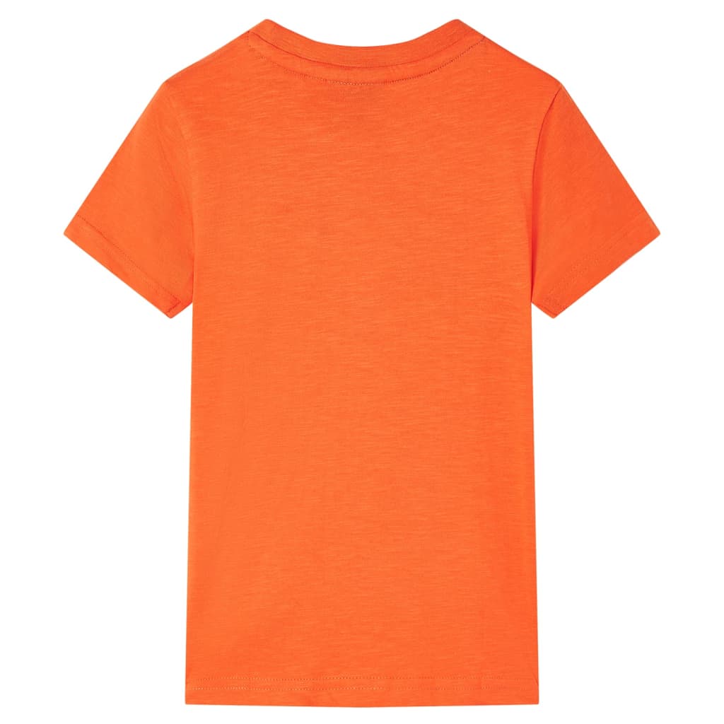 VidaXL Kindershirt 140 Dunkelorange