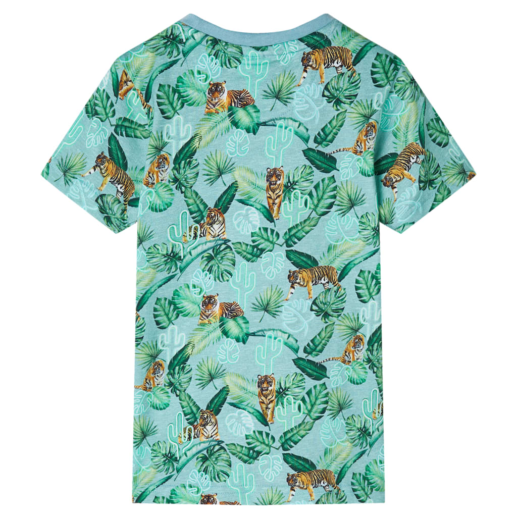 VidaXL Kindershirt 92 hellgrün gemischt