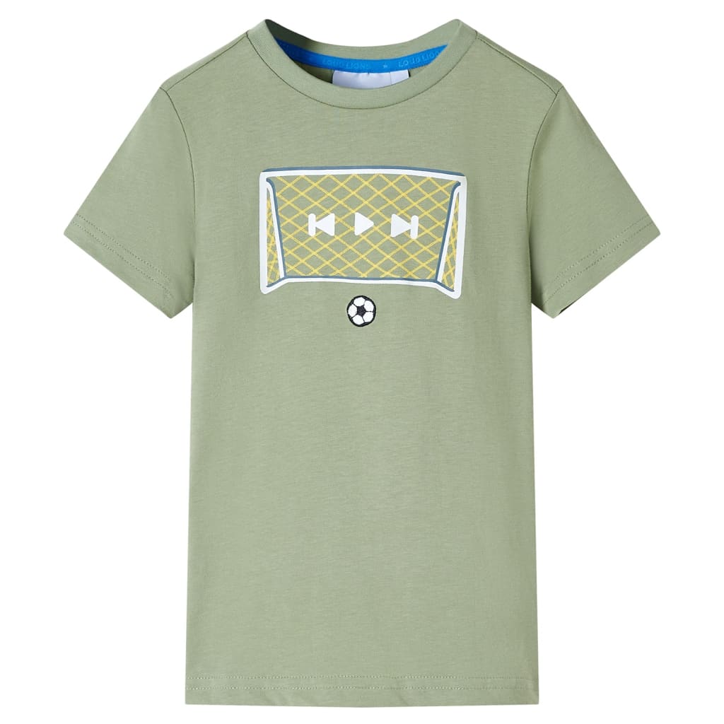 VidaXL Kinderhemd 116 helles Khaki
