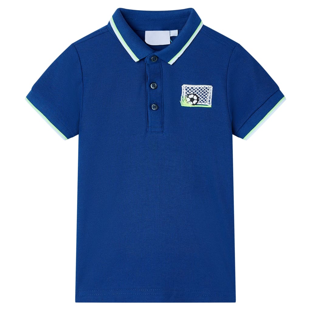 VidaXL Kinderpoloshirt 140 dunkelblau