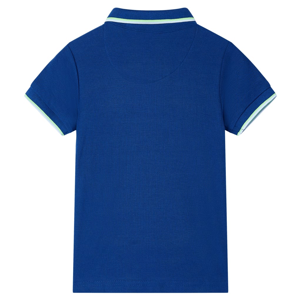 VidaXL Kinderpoloshirt 140 dunkelblau