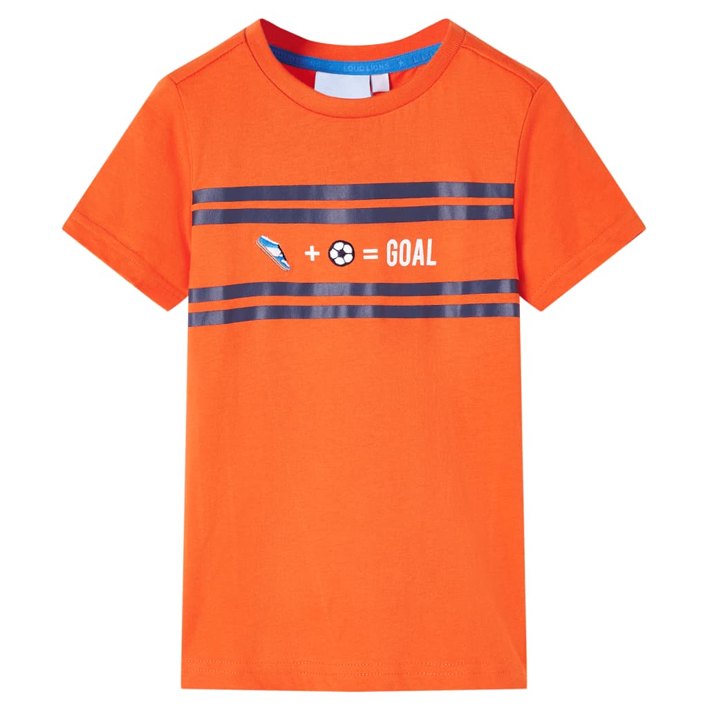 VidaXL Kindershirt 92 Dunkelorange