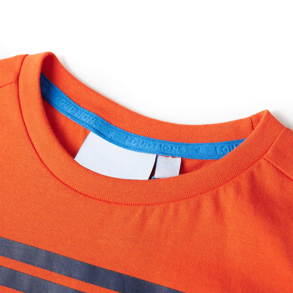 VidaXL Kindershirt 92 Dunkelorange