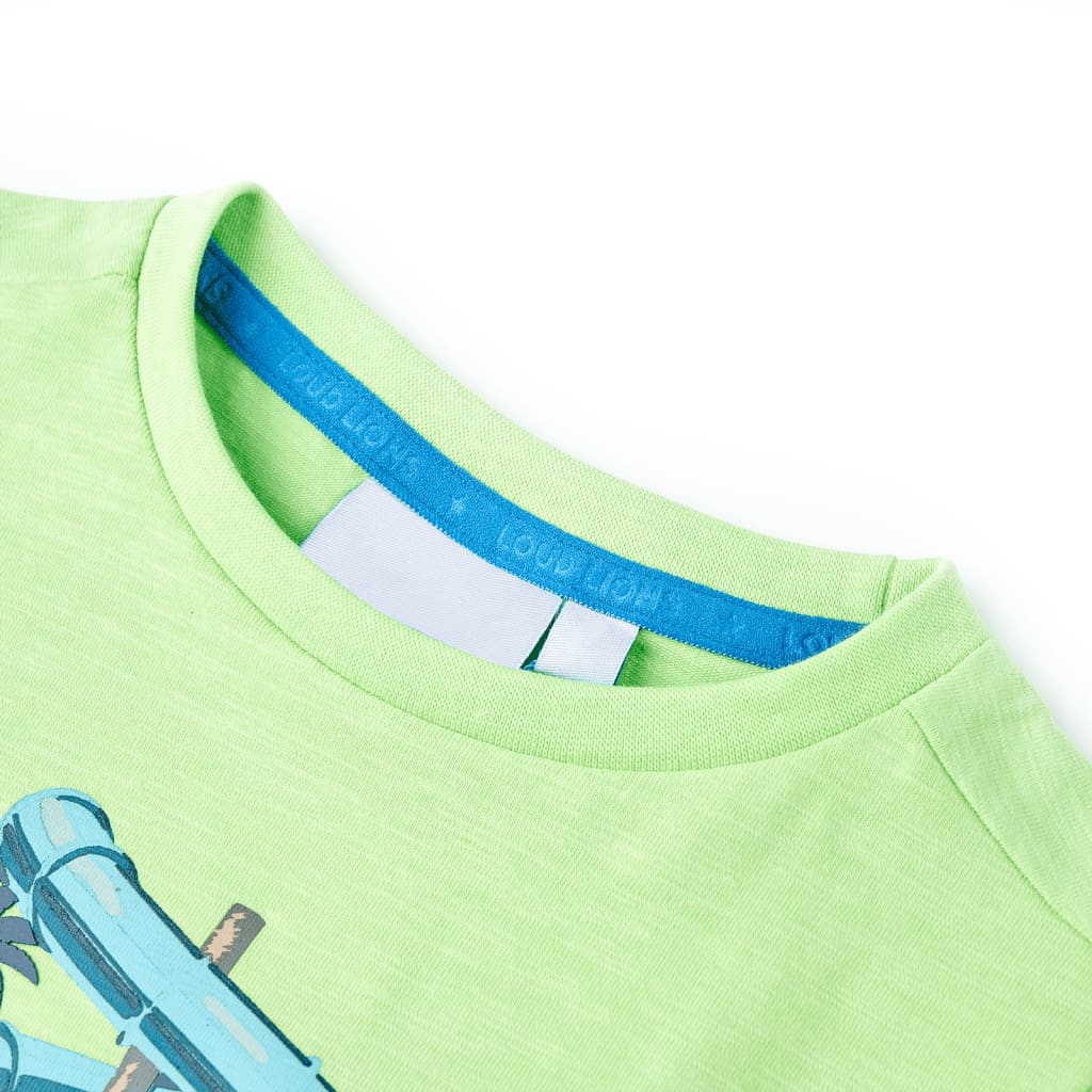 VidaXL Kindershirt 140 neongrün