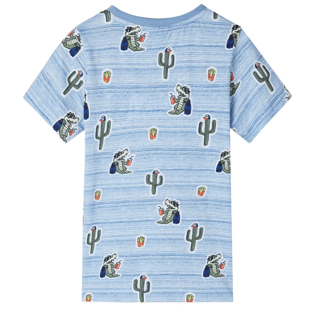 VidaXL Kinderhemd 92 blau gemischt