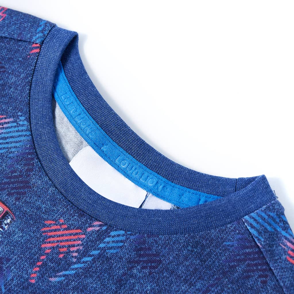 VidaXL Kindershirt 92 dunkelblau gemischt