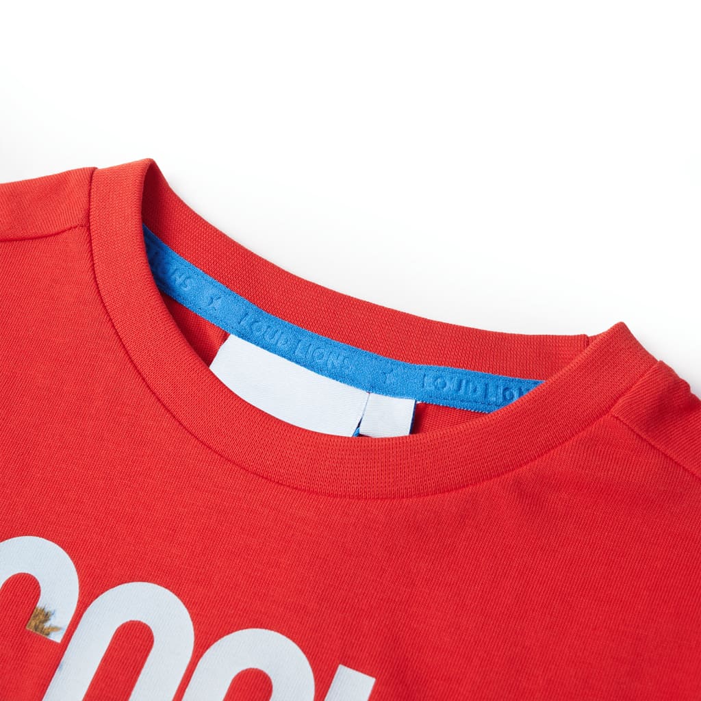 VidaXL Kindershirt 140 rot