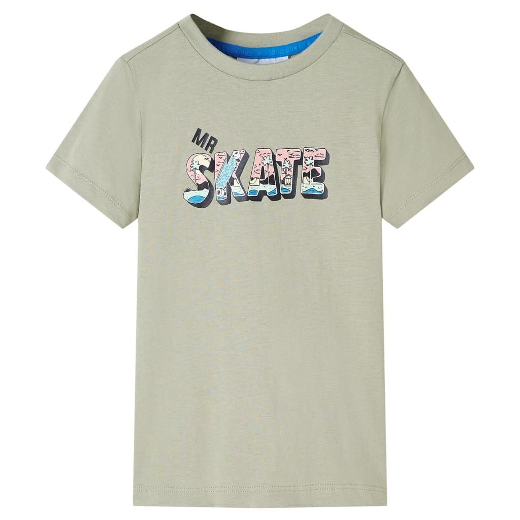 VidaXL Kindershirt 92 hellkhaki