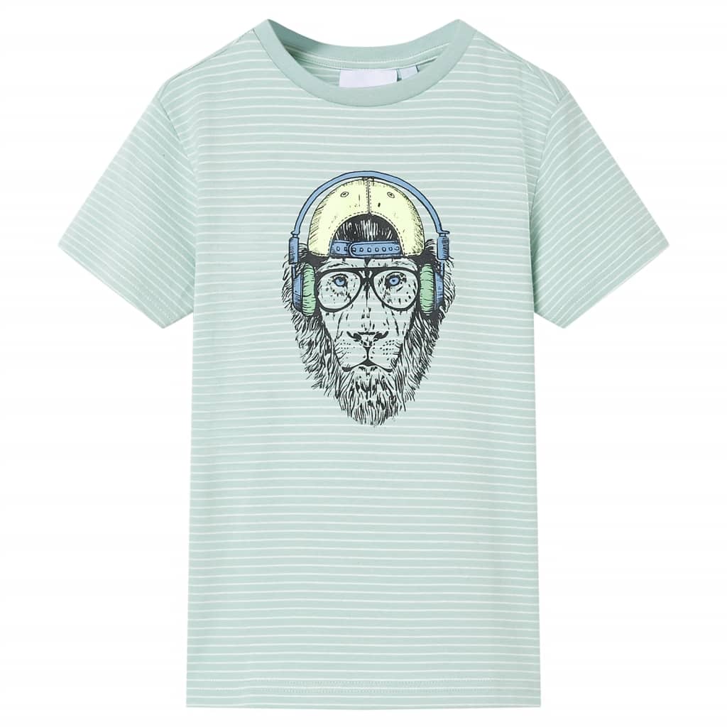 VidaXL Kindershirt mit Streifen 140 hellmint