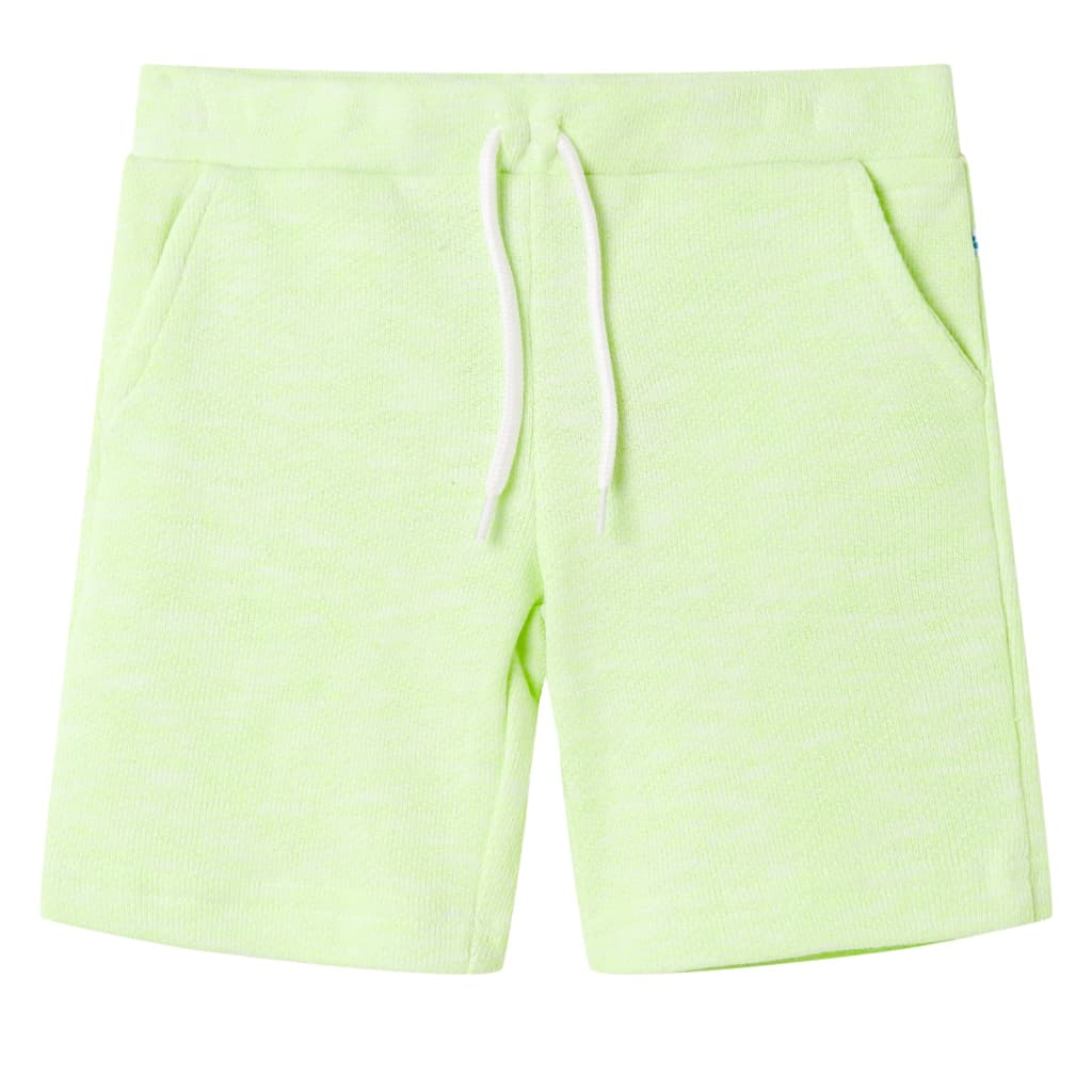 VidaXL Kindershorts mit Kordelzug 92 neongelb