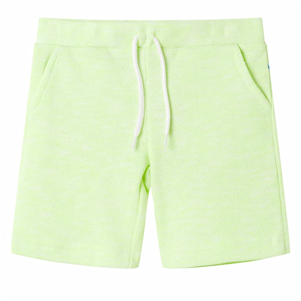 VidaXL Kindershorts mit Kordelzug 104 neongelb
