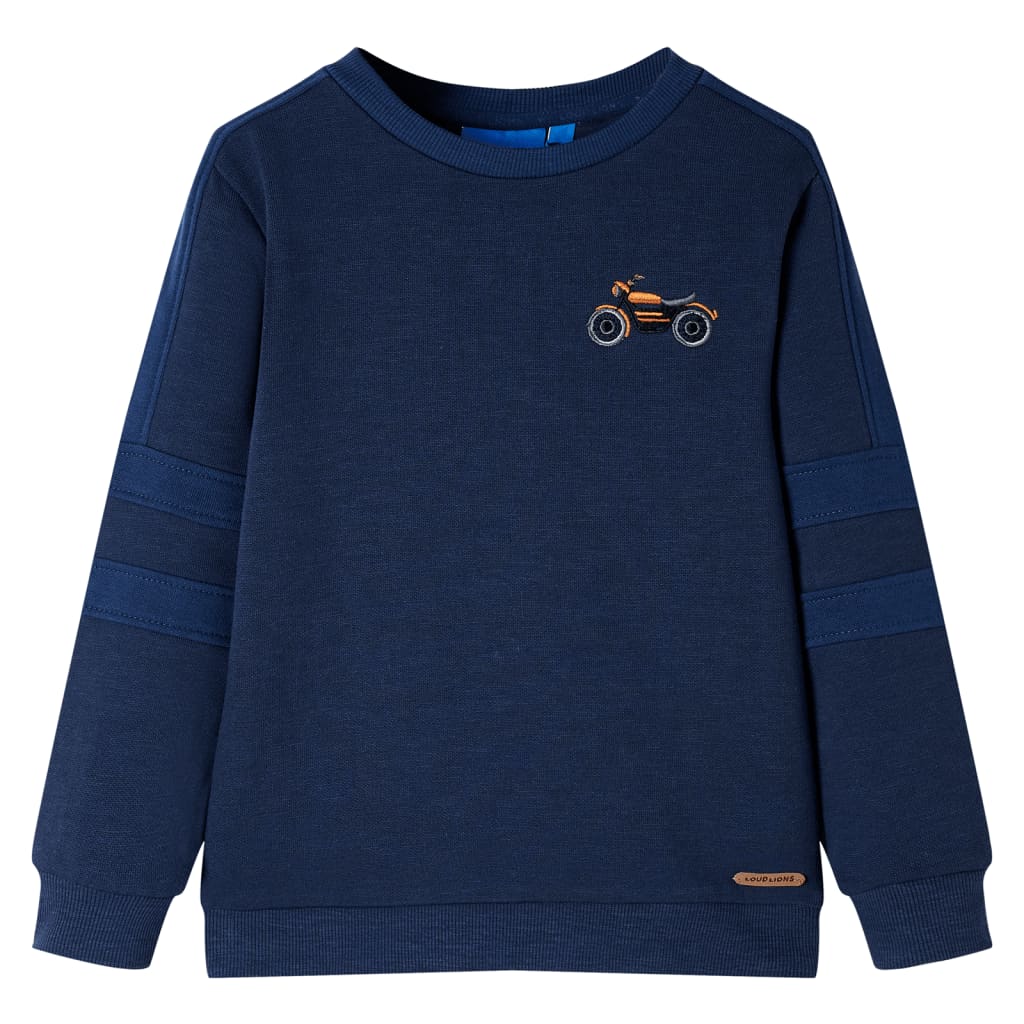 VidaXL Kinderpullover 128 Marineblau gemischt