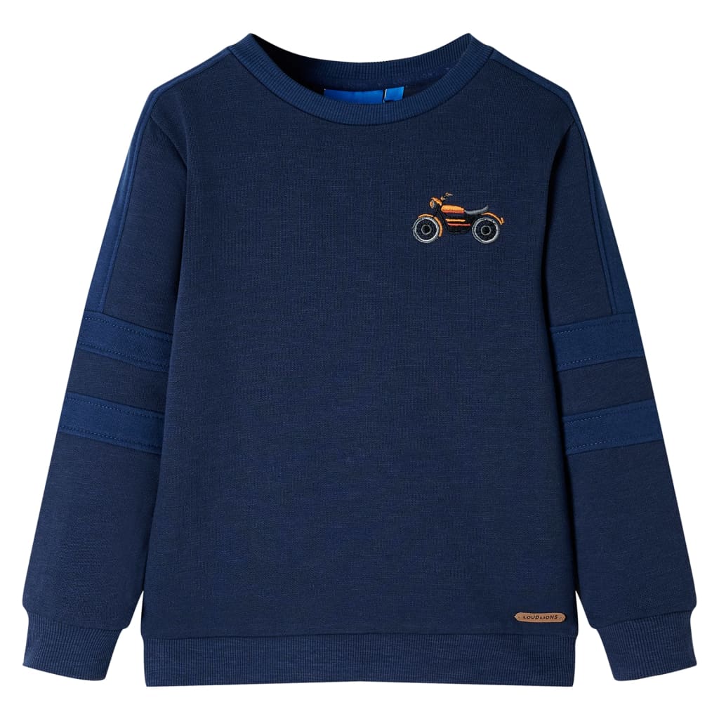 VidaXL Kinderpullover 140 Marineblau gemischt
