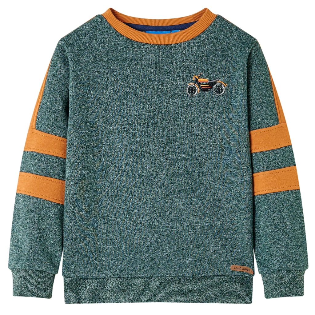 VidaXL Kinderpullover 92 dunkelgrün gemischt