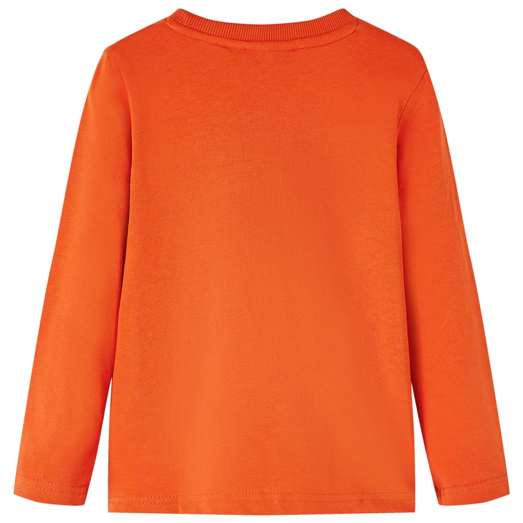 VidaXL Kindershirt mit langen Ärmeln 140 Orange