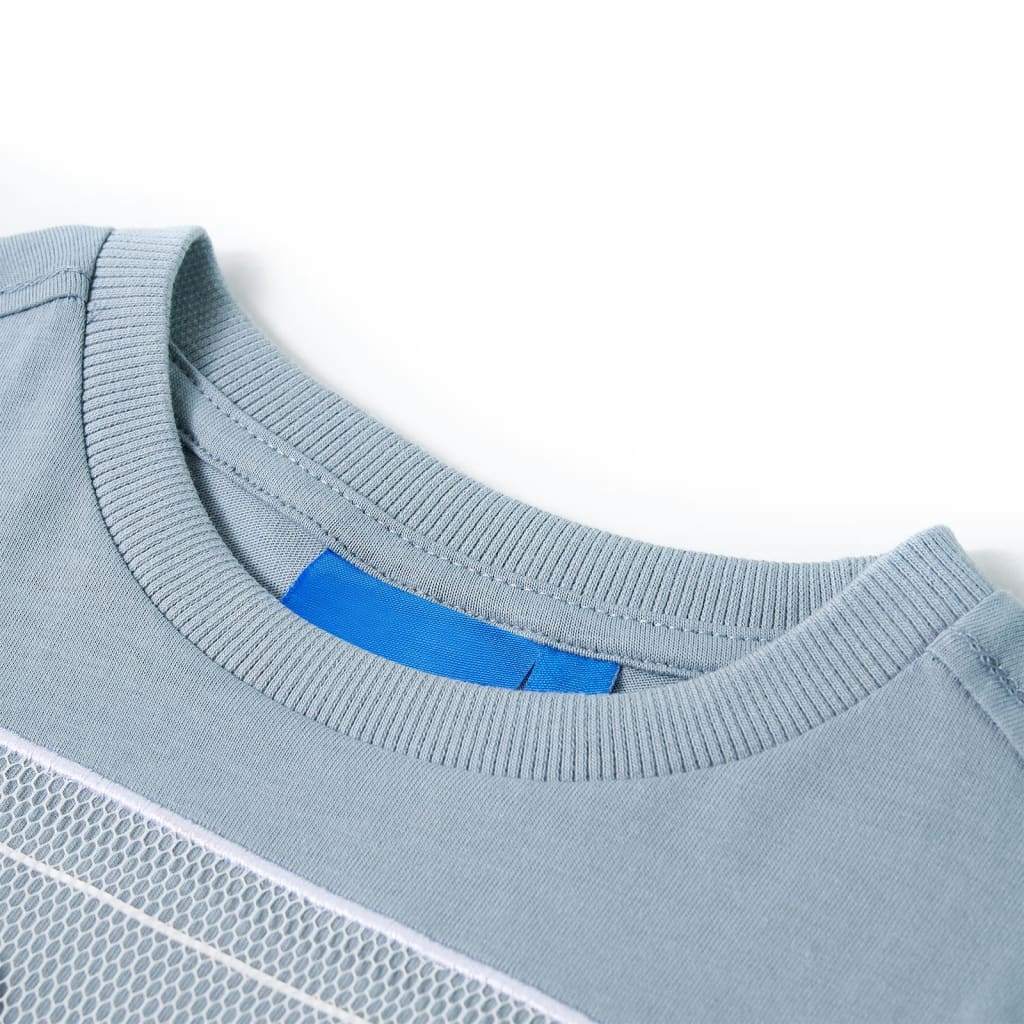 VidaXL Kindershirt mit langen Ärmeln 92 Hellblau