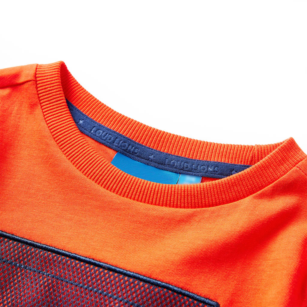 VidaXL Kindershirt mit langen Ärmeln 140 leuchtend orange