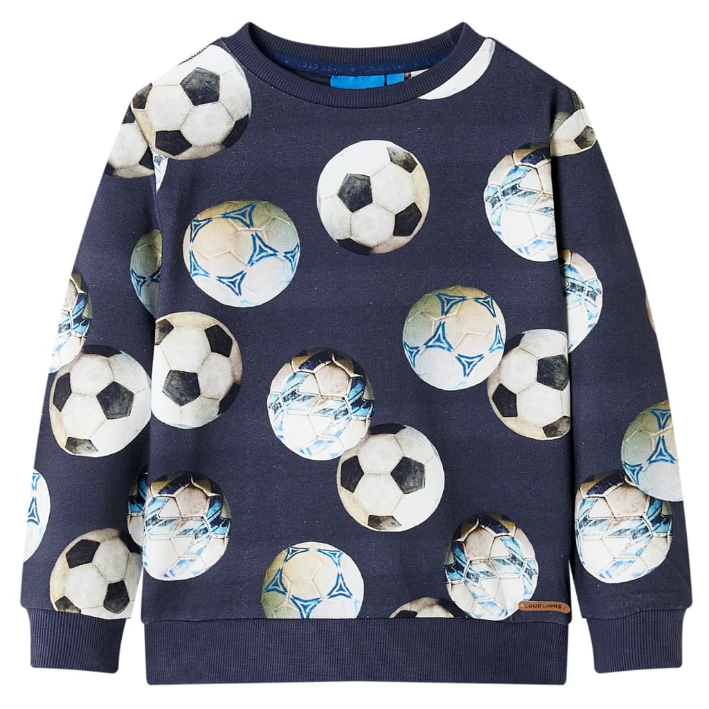 VidaXL Kinderpullover 128 Marineblau