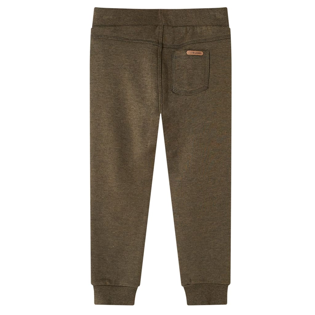 VidaXL Kinder-Jogginghose 128 Khaki gemischt
