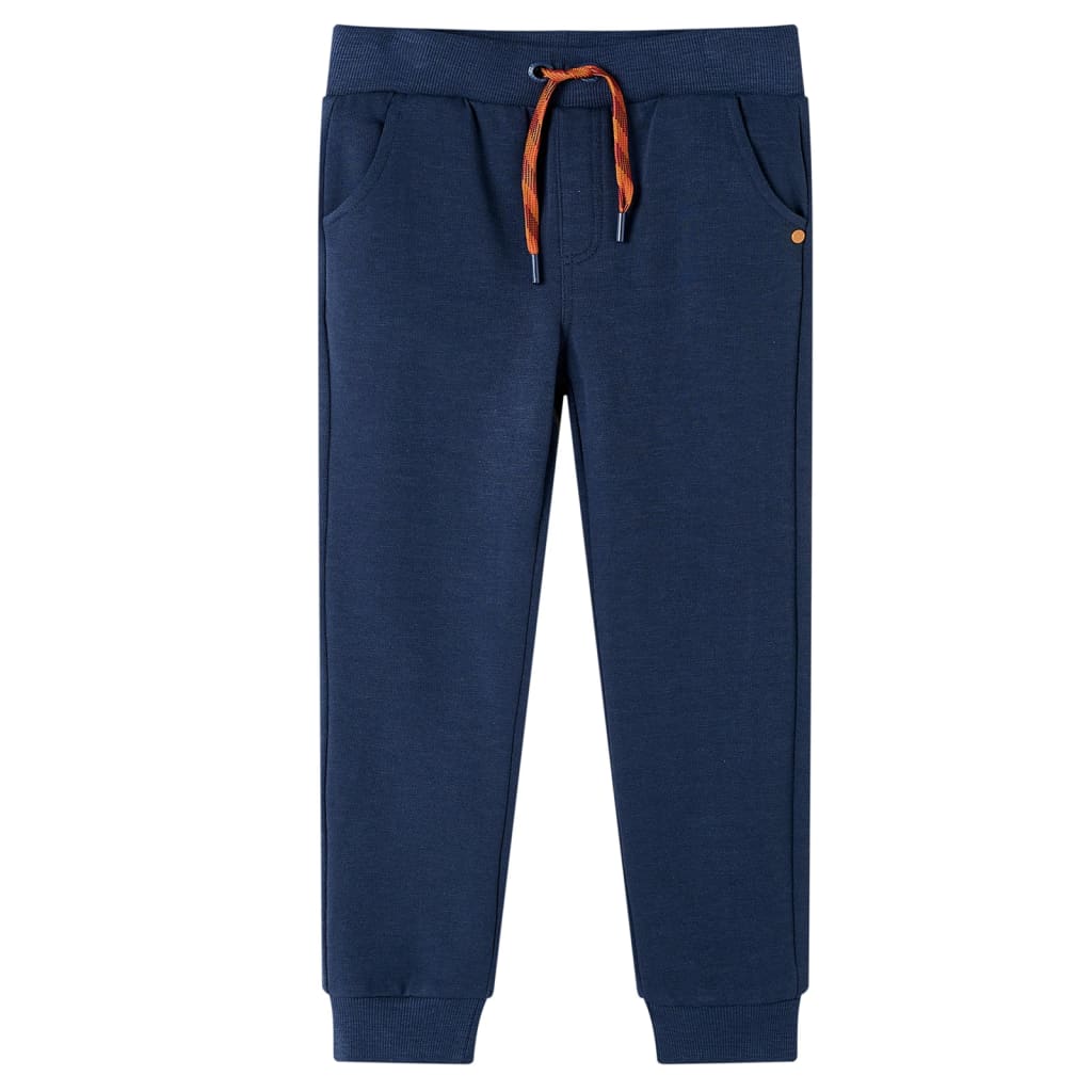 VidaXL Kinder-Jogginghose 128 Marineblau gemischt