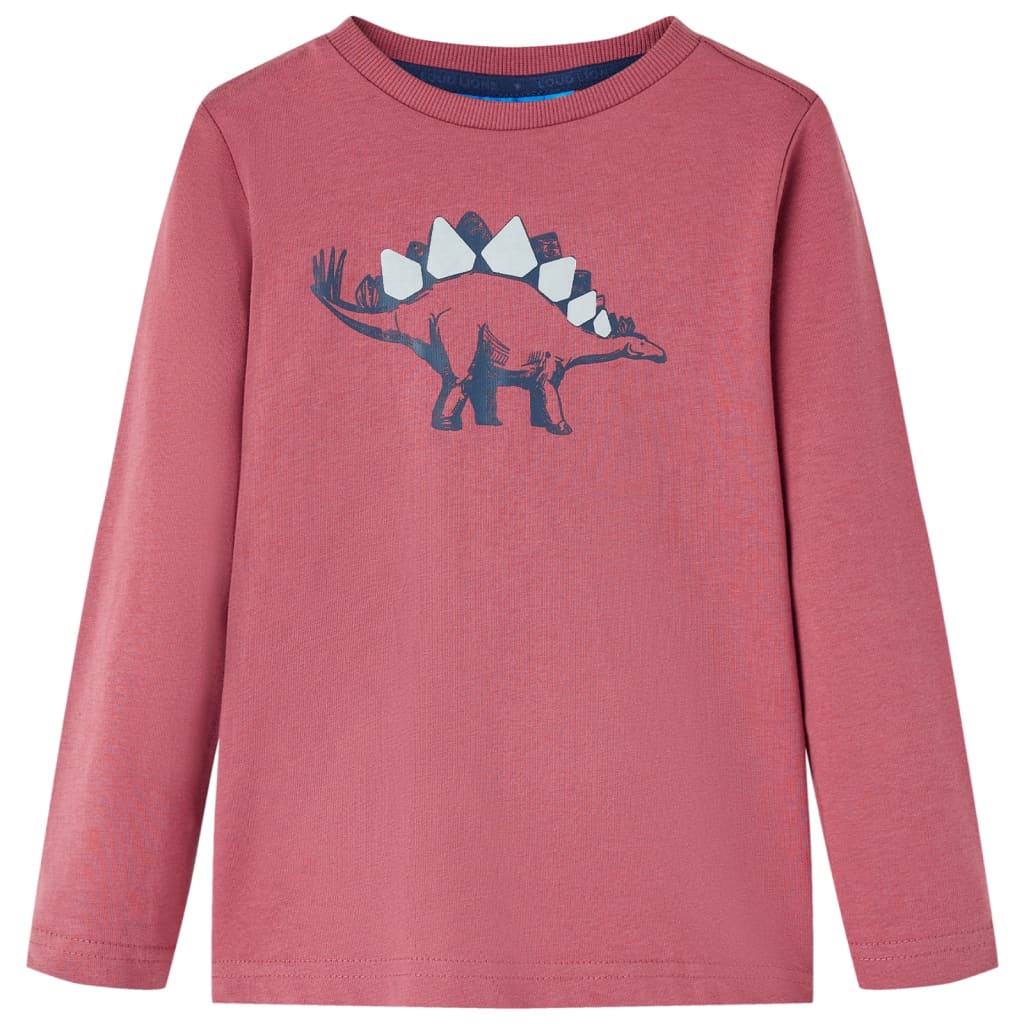 VidaXL Kindershirt mit langen Ärmeln 140 Dunkelrot