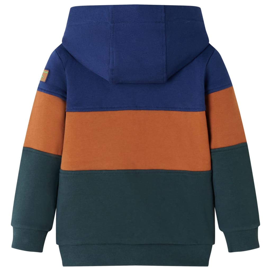 VidaXL Kinderstrickjacke mit Kapuze und Reißverschluss 92