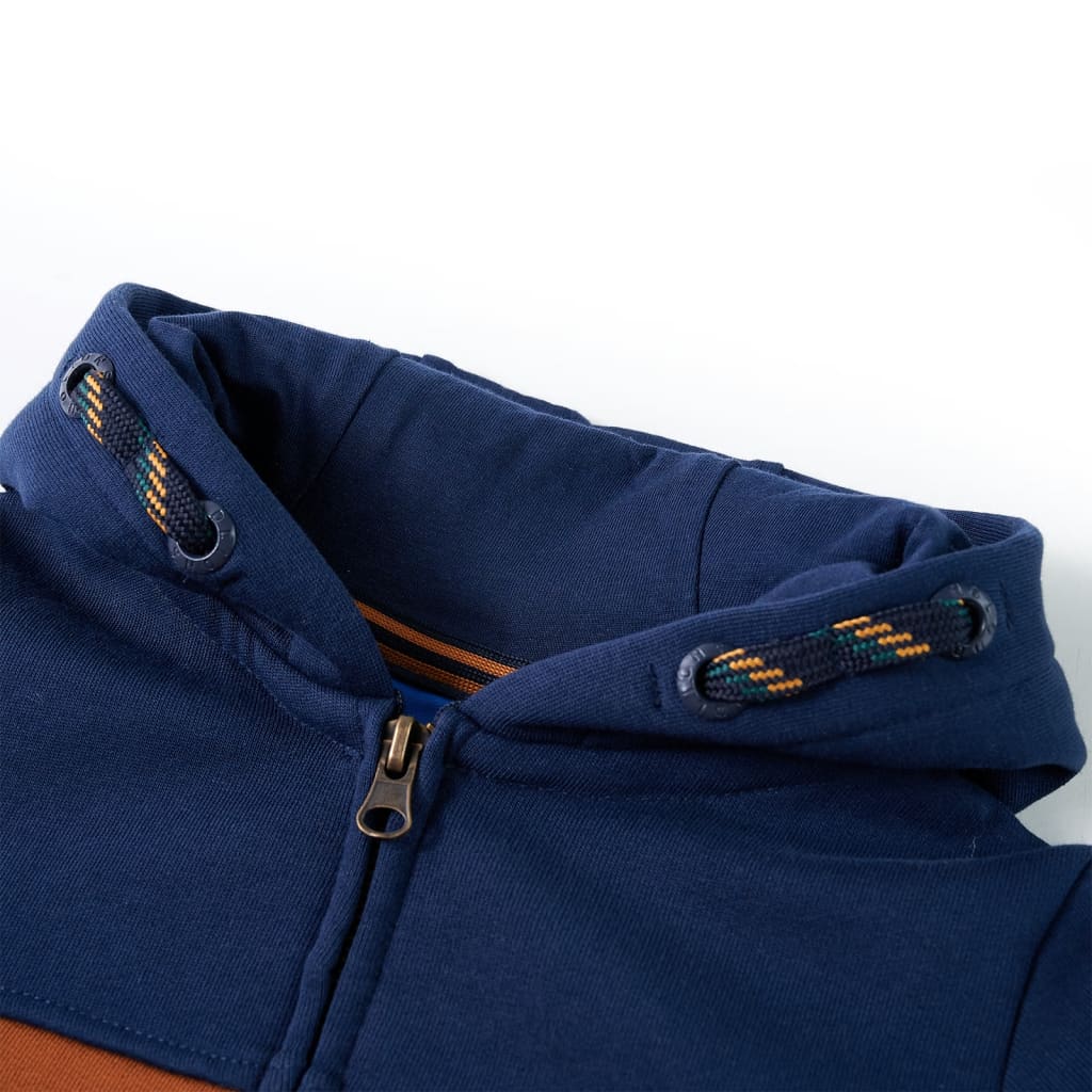 VidaXL Kinderstrickjacke mit Kapuze und Reißverschluss 104
