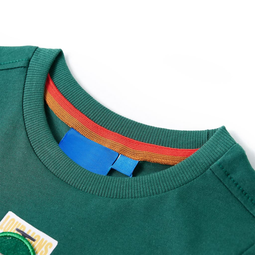 VidaXL Kindershirt mit langen Ärmeln 140 grün