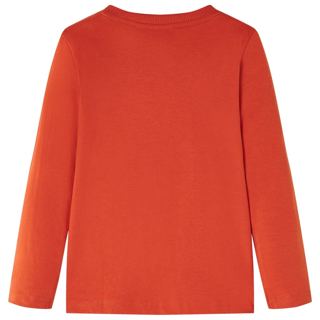 VidaXL Kindershirt mit langen Ärmeln 104 Orange