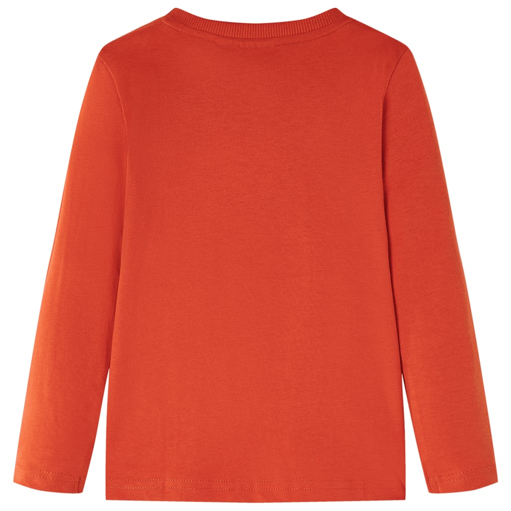 VidaXL Kindershirt mit langen Ärmeln 140 Orange