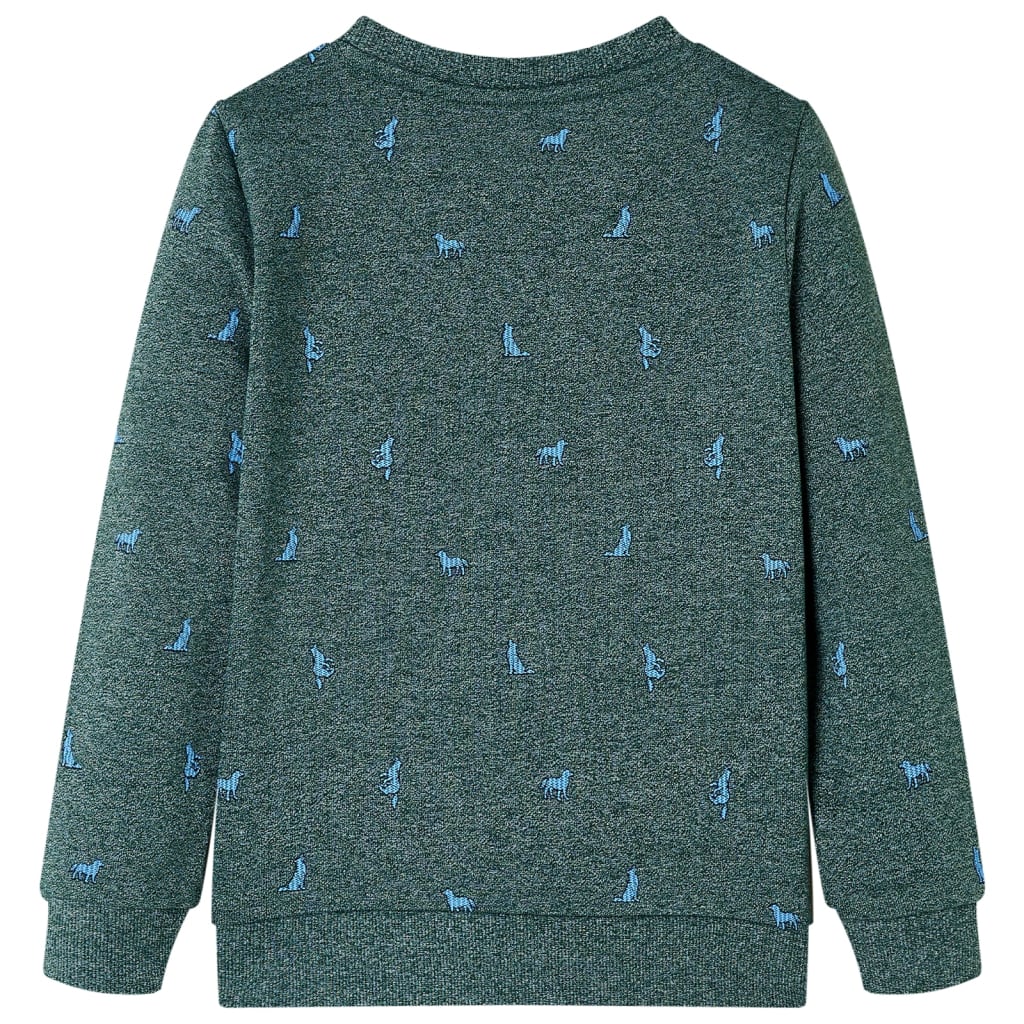 VidaXL Kinderpullover 92 dunkelgrün gemischt