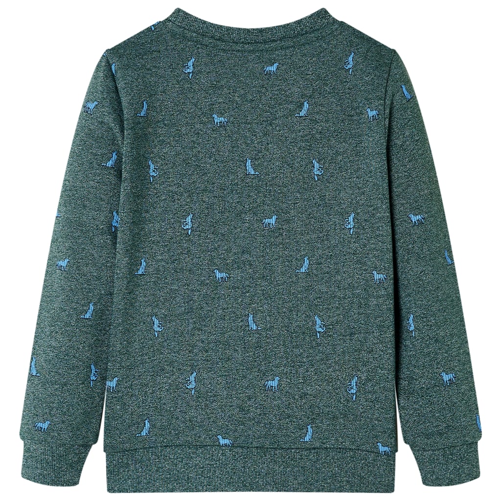 VidaXL Kinderpullover 104 dunkelgrün gemischt
