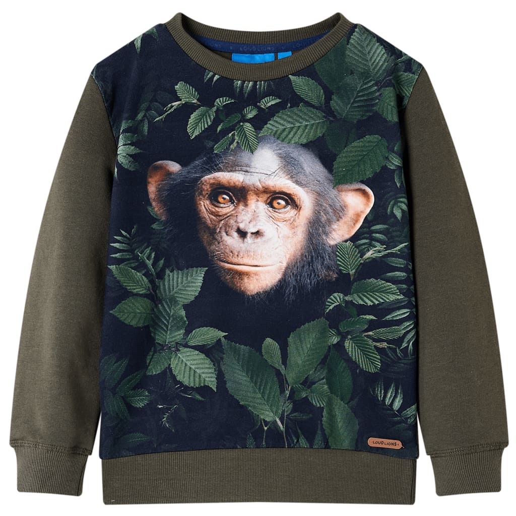 VidaXL Kinderpullover 128 Khaki