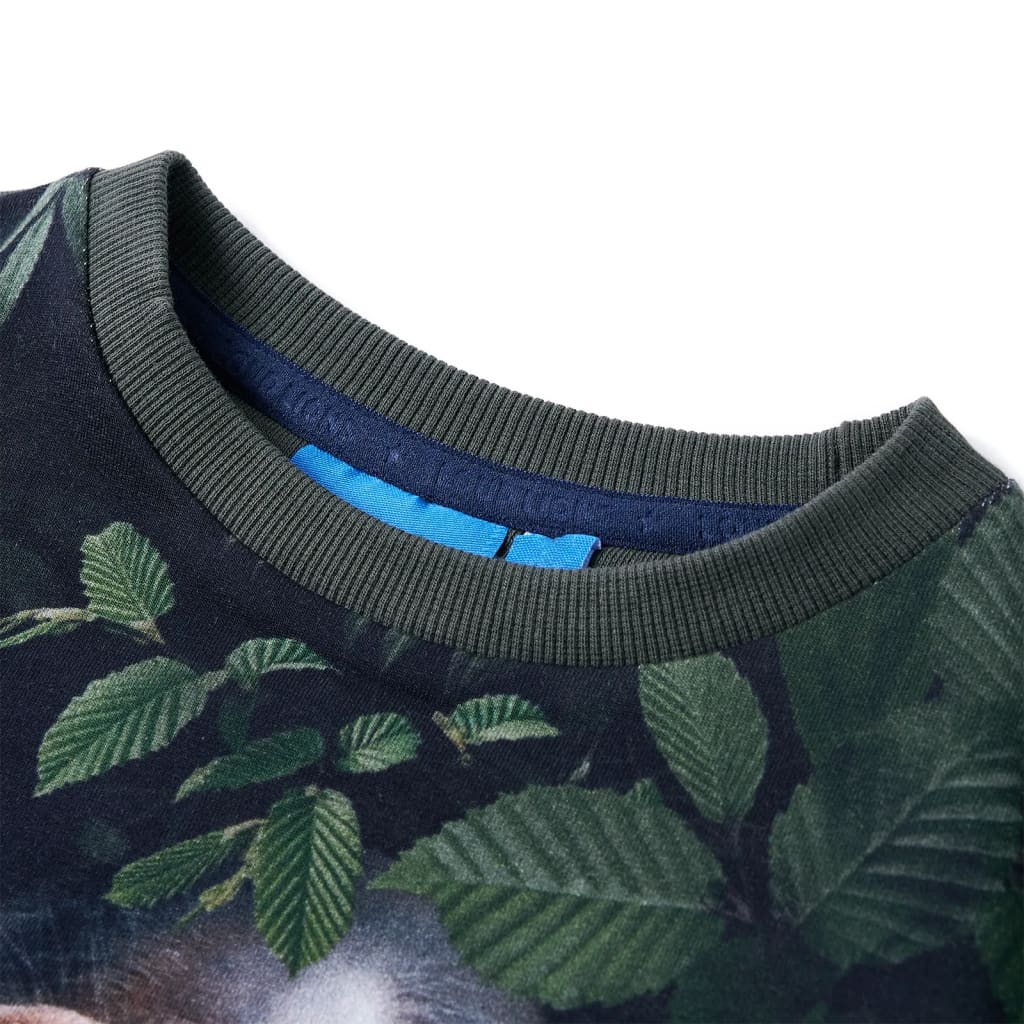 VidaXL Kinderpullover 92 Dunkelkhaki