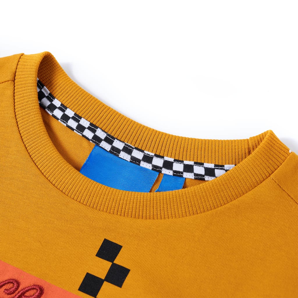 VidaXL Kindershirt mit langen Ärmeln 140 Ocker