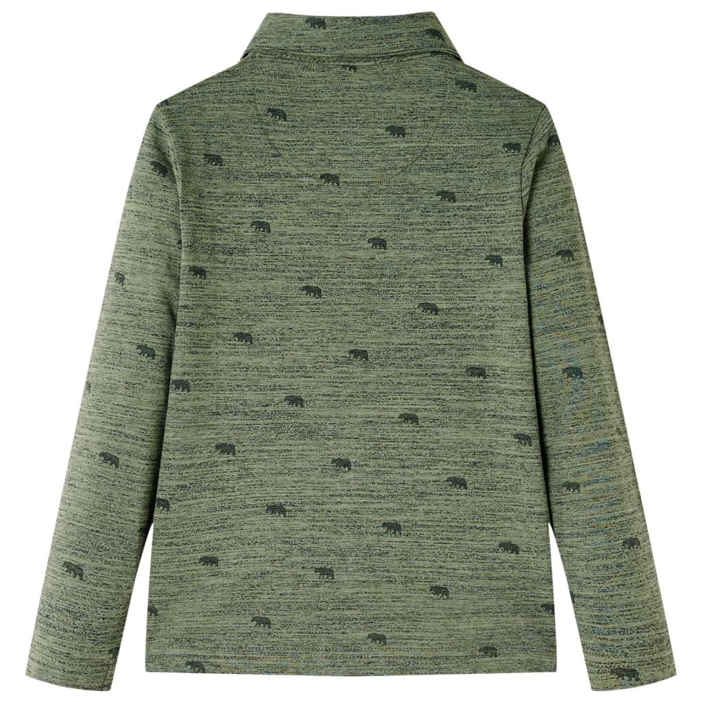 VidaXL Kinderhemd 116 Khaki gemischt