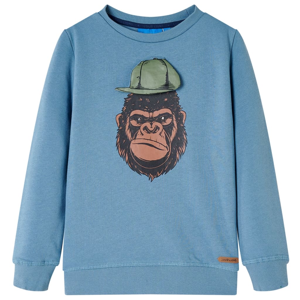 VidaXL Kindertrui 116 mittelblauw
