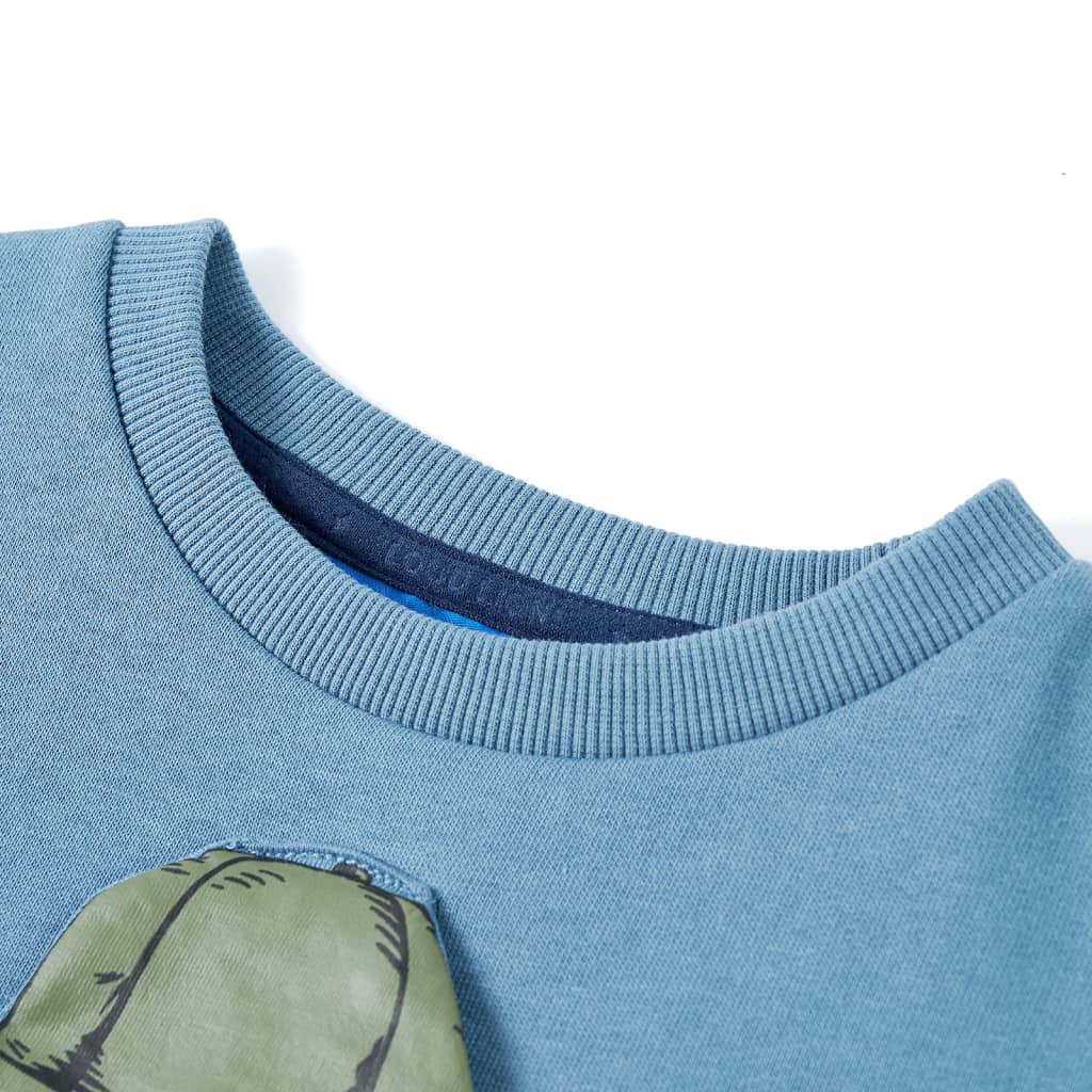 VidaXL Kindertrui 128 mittelblauw