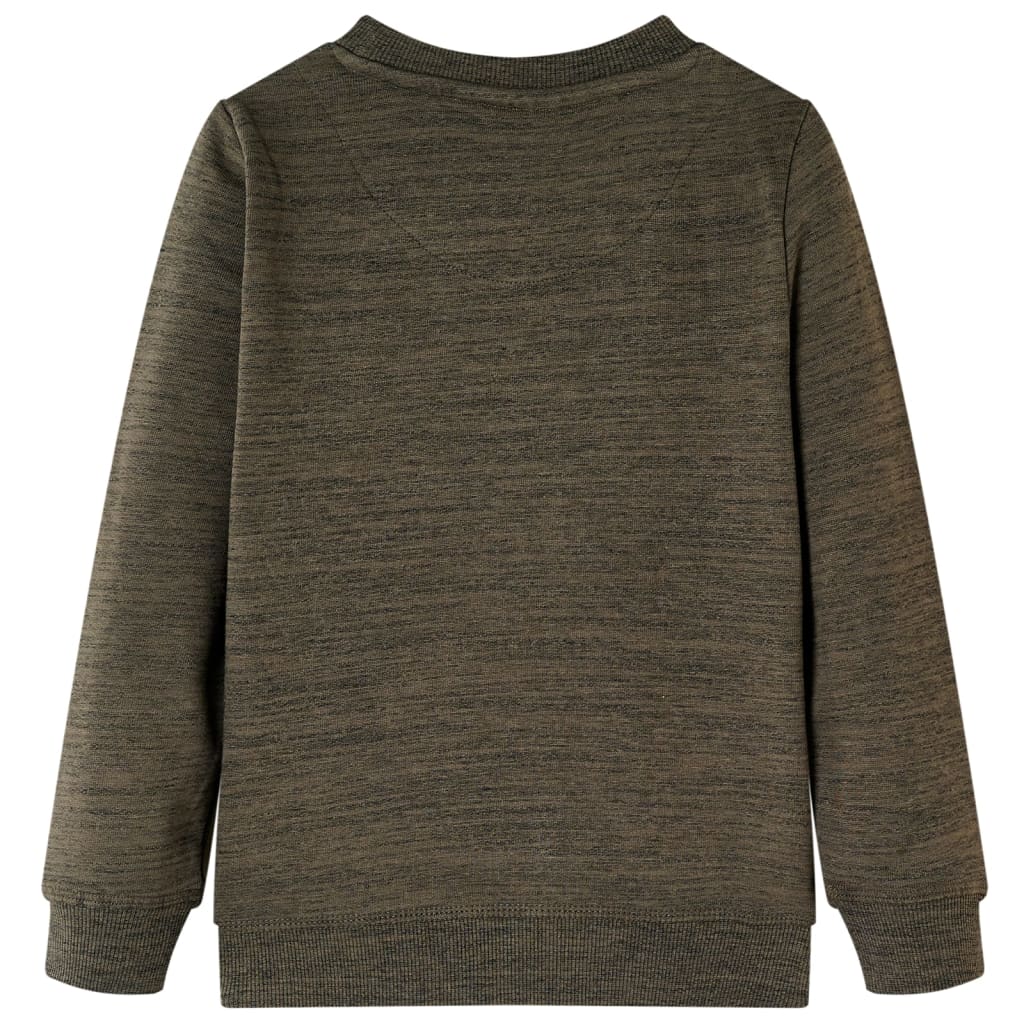 VidaXL Kinderpullover 116 gemischtes dunkles Khaki