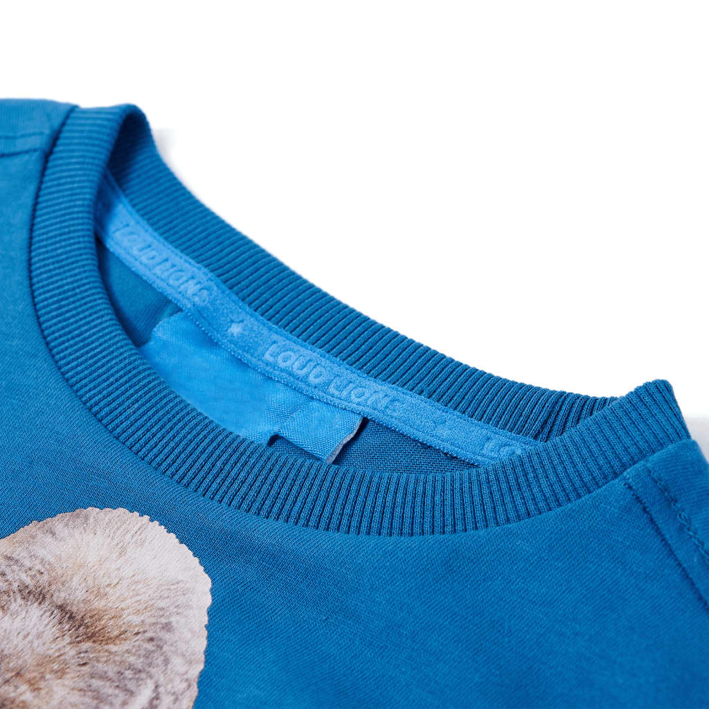 VidaXL Kindershirt mit langen Ärmeln 140 Petrol