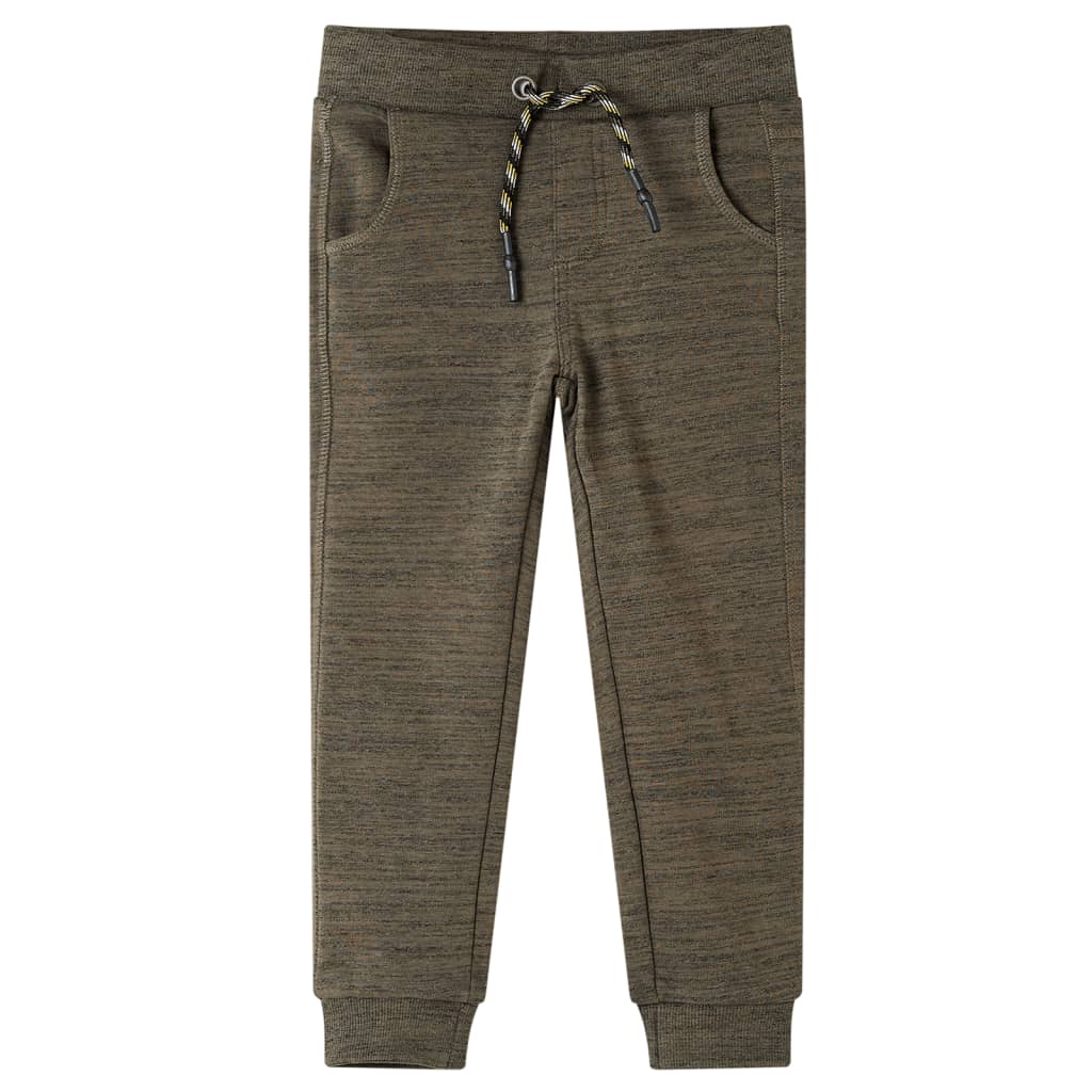 VidaXL Kinder-Jogginghose 92, gemischtes dunkles Khaki