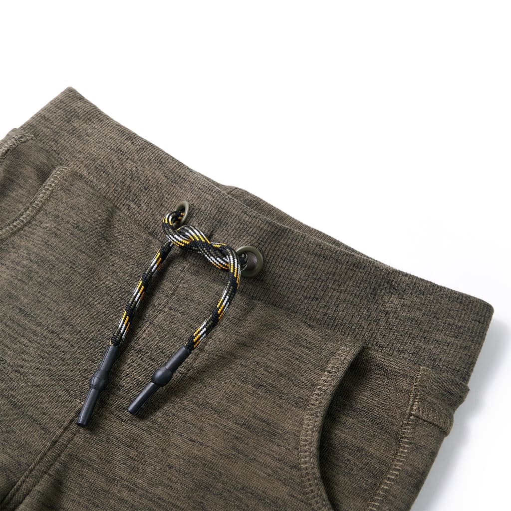 VidaXL Kinder-Jogginghose 116, gemischtes dunkles Khaki