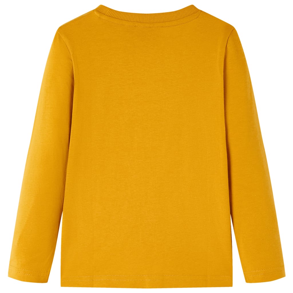 VidaXL Kindershirt mit langen Ärmeln 104 Ocker