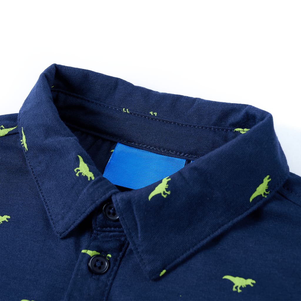 VidaXL Kinderhemd 104 Marineblau
