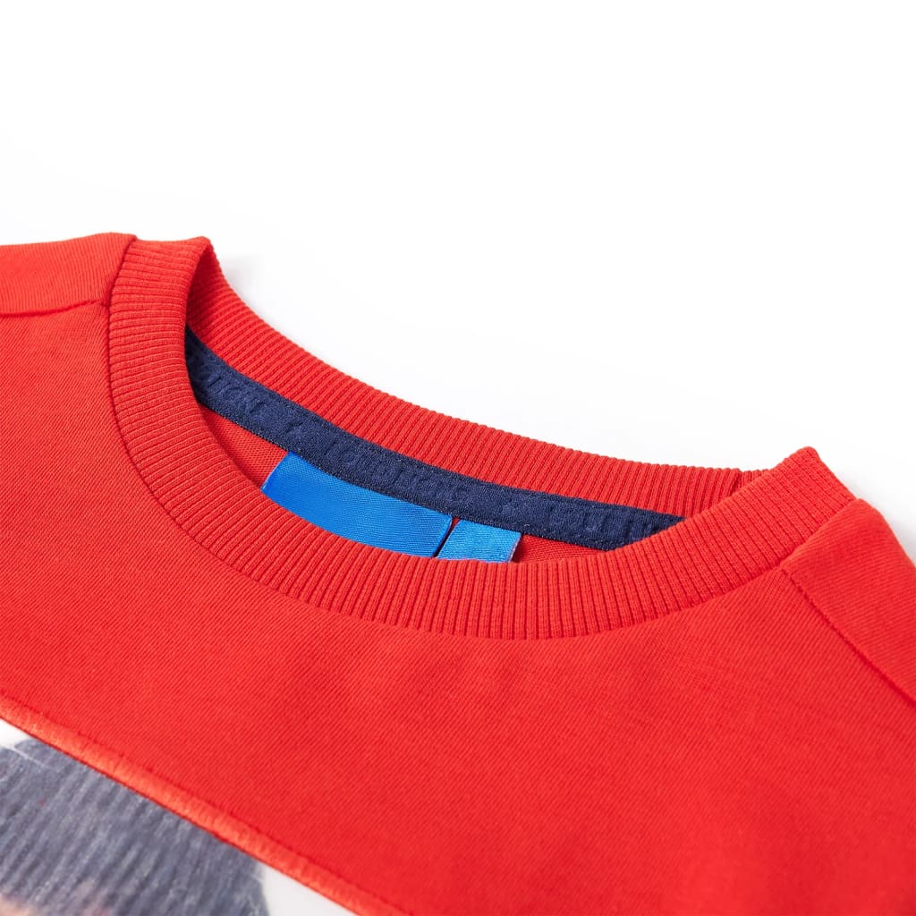 VidaXL Kindershirt mit langen Ärmeln 140 rot