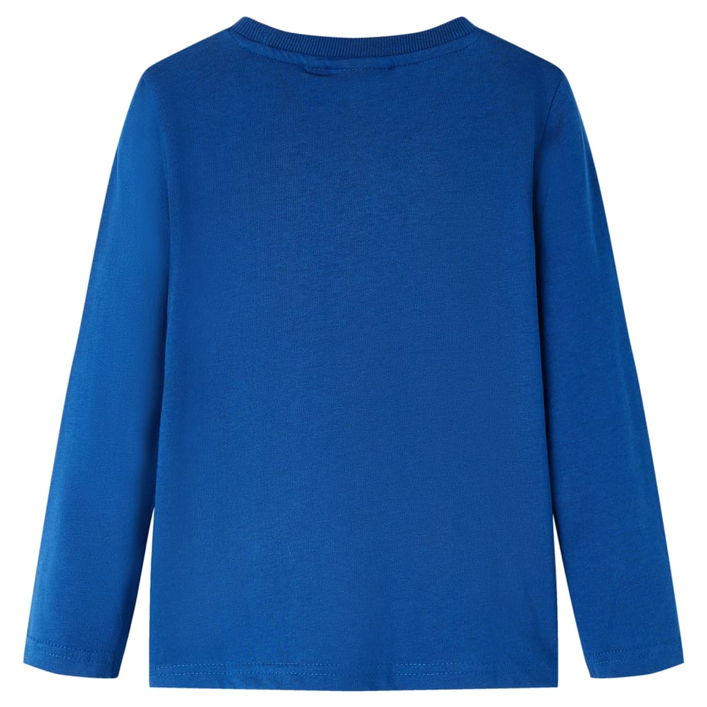 VidaXL Kindershirt mit langen Ärmeln 140 dunkelblau